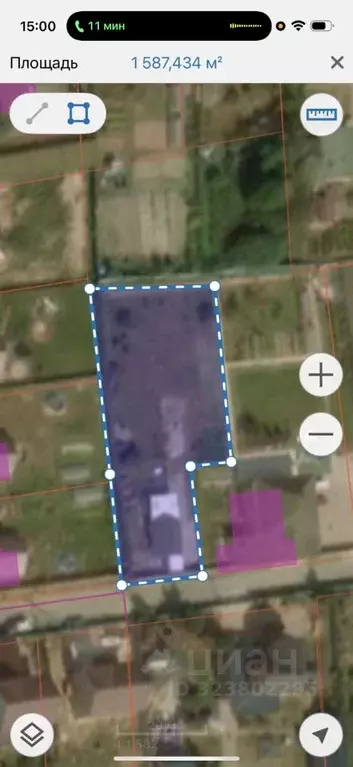 Участок в Калужская область, с. Совхоз Боровский ул. Дачная (10.0 ... - Фото 2