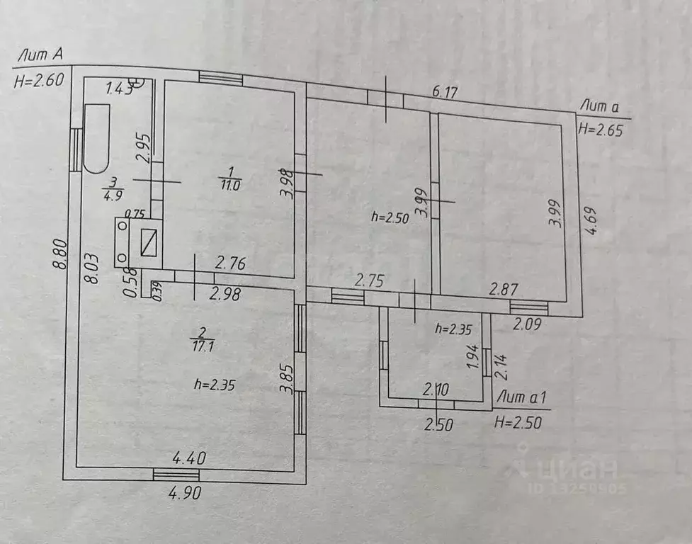 Дом в Липецкая область, Грязинский муниципальный округ, с. Фащевка ул. ... - Фото 2