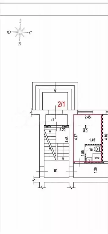 Апартаменты-студия, 10 м, 1/5 эт. - Фото 0