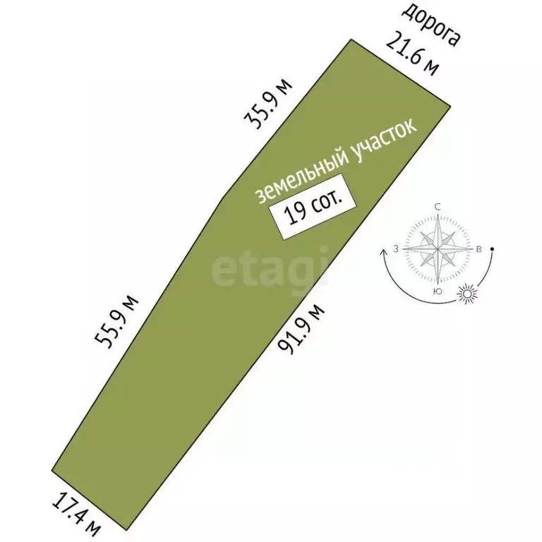 Участок в Ростовская область, Аксайский район, Старочеркасская ст-ца ... - Фото 2