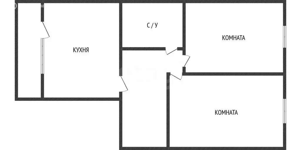 2-комнатная квартира: Абакан, улица Чертыгашева, 197Вк2 (55 м) - Фото 1