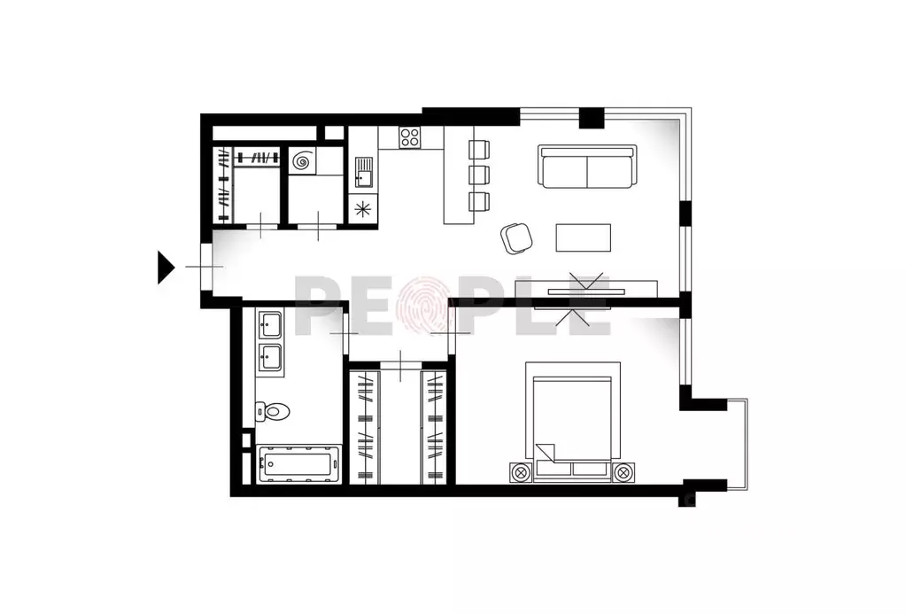 2-к кв. Москва ул. Костикова, 4к1 (64.8 м) - Фото 1