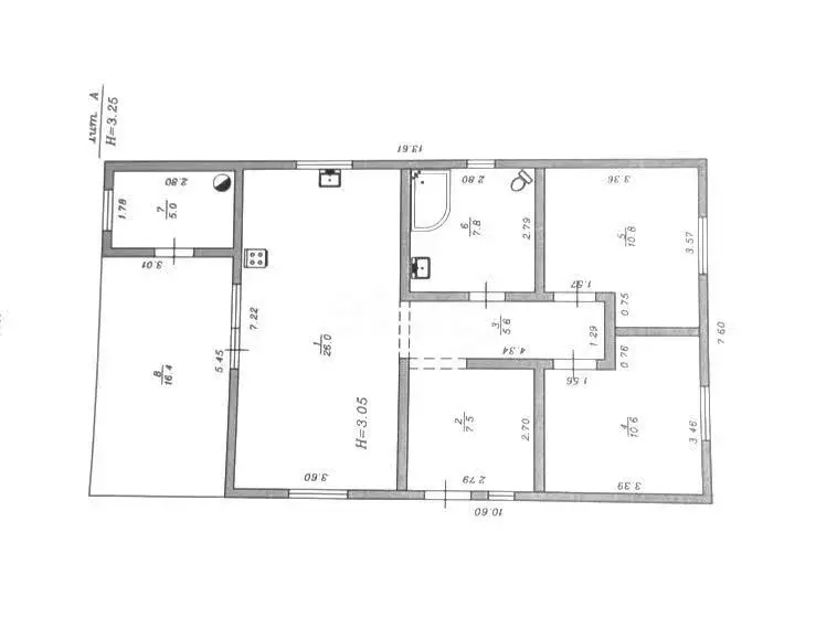 Дом в село Юровка, улица Полковника Шуренкова (95.5 м) - Фото 1