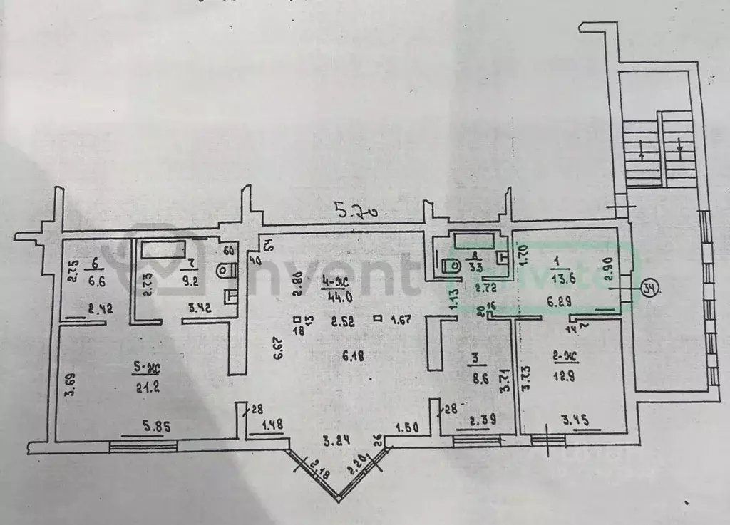 3-к кв. Калининградская область, Светлогорск Калининградский просп., ... - Фото 2