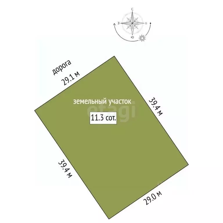 Участок в Ярославская область, Рыбинский муниципальный округ, ... - Фото 1