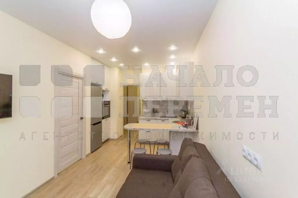 Студия Новосибирская область, Новосибирск ул. Ясный Берег, 12 (42.0 м) - Фото 2