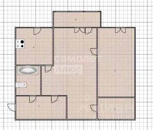 2-к кв. Пензенская область, Пенза просп. Победы, 11 (43.0 м) - Фото 1