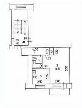 1-к кв. Пермский край, Березники Юбилейная ул., 51 (30.8 м) - Фото 2