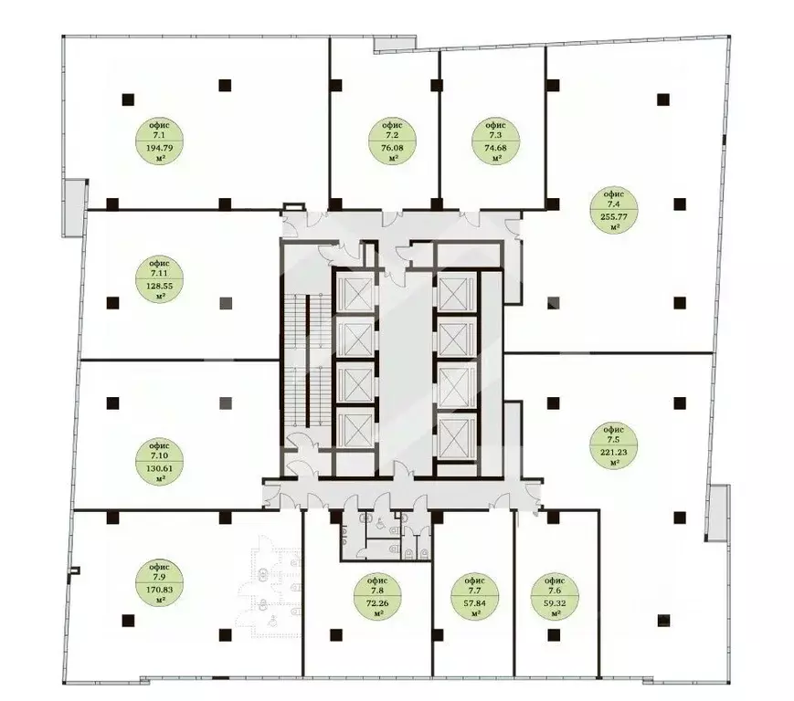 Офис в Москва ул. Неверовского, 10С3 (71 м) - Фото 2