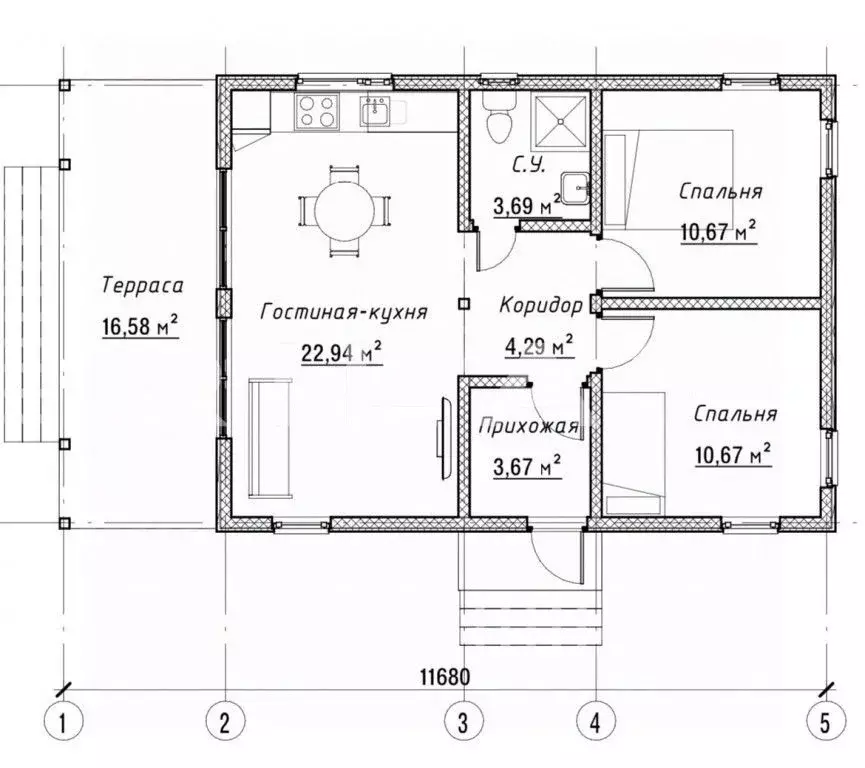 Дом в Калужская область, Дзержинский район, Льва Толстого с/пос, д. ... - Фото 2