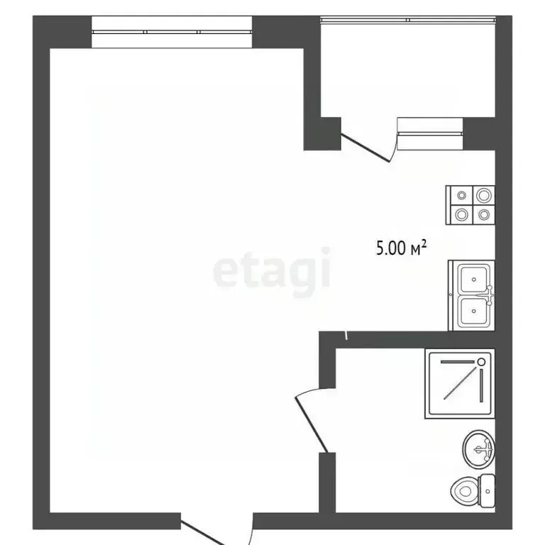 Студия Севастополь ш. Фиолентовское, 76 (57.1 м) - Фото 0