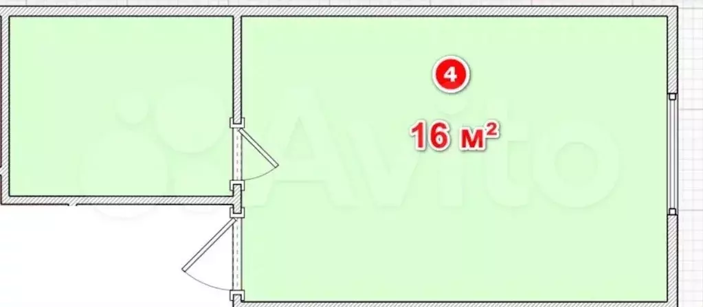 Квартира-студия, 16 м, 1/12 эт. - Фото 0