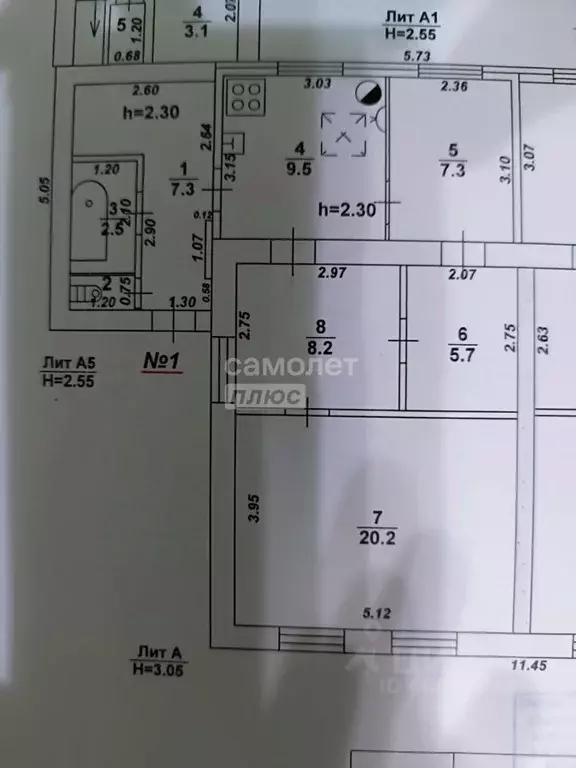 Дом в Воронежская область, Воронеж ул. Марата, 26А (62 м) - Фото 2