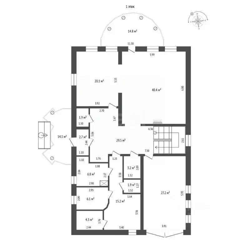Дом в Омская область, Омск ул. 10-я Северная, 96 (509 м) - Фото 2