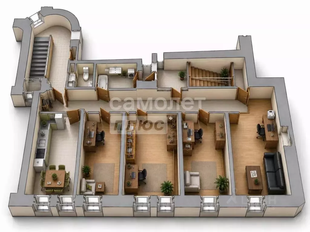 4-к кв. Санкт-Петербург Серпуховская ул., 48 (112.0 м) - Фото 2