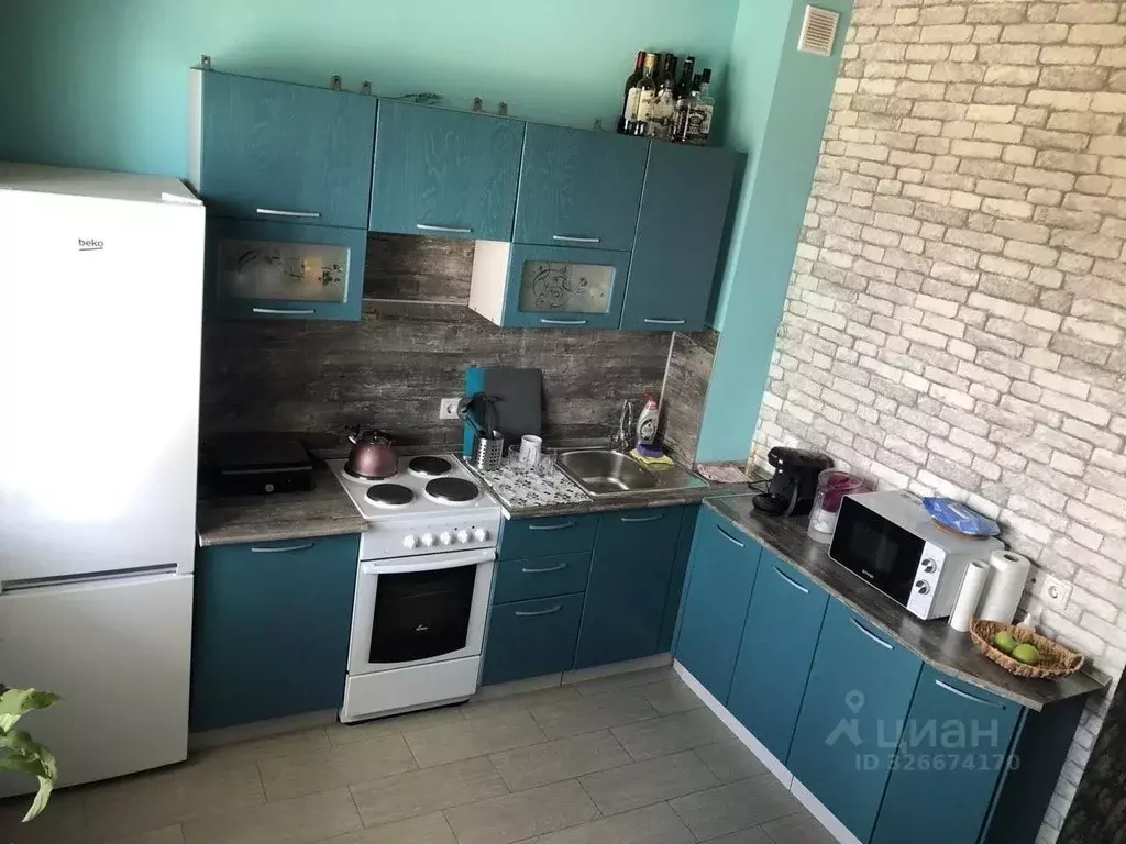 1-к кв. Тверская область, Тверь ул. Склизкова, 116к6 (41.2 м) - Фото 1