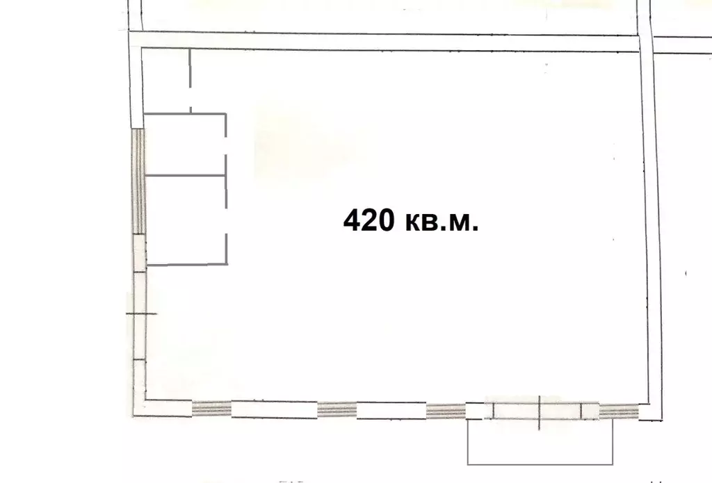 Склад в Тюменская область, Тюмень ул. Бакинских Комиссаров, 4с1 (420 ... - Фото 2