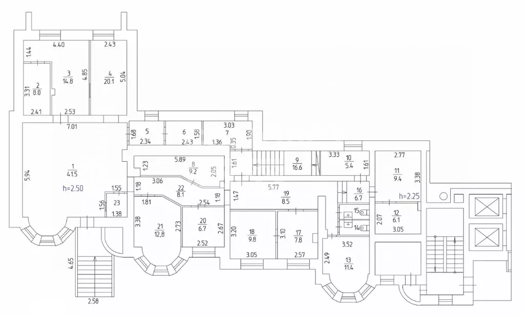 Офис в Пермский край, Пермь ул. Николая Островского, 55 (222 м) - Фото 2