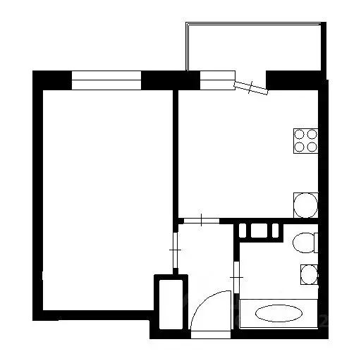 1-к кв. Ленинградская область, Мурино Всеволожский район, бул. ... - Фото 2