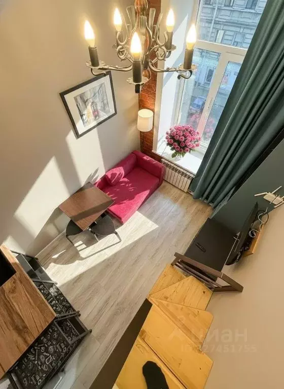 Студия Санкт-Петербург ул. Жуковского, 7-9 (16.0 м) - Фото 1