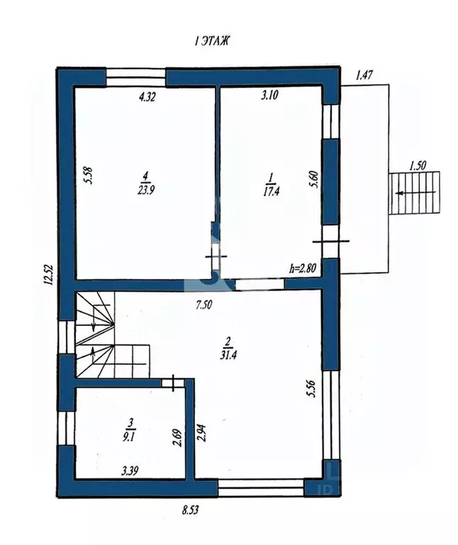 Дом в Новосибирская область, Бердск ул. Благодарная, 24 (262 м) - Фото 2