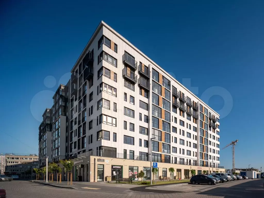 1-к. квартира, 39,1 м, 7/9 эт. - Фото 0