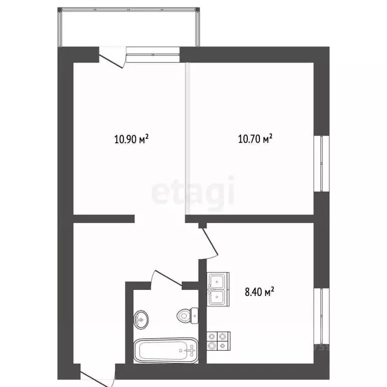 1-к кв. Ярославская область, Ярославль ул. Свободы, 70а (40.2 м) - Фото 2