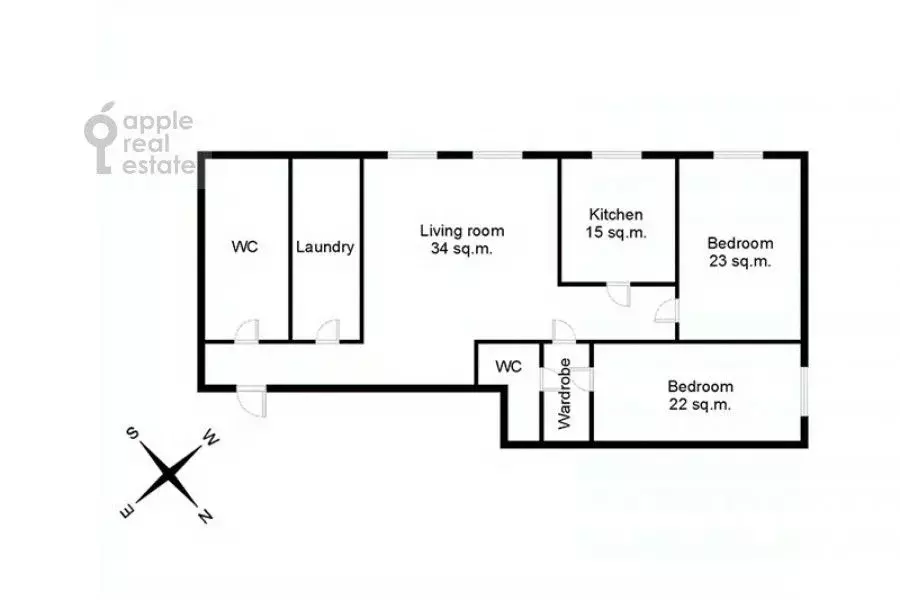 3-к кв. Москва ул. Новаторов, 8К2 (163.0 м) - Фото 2
