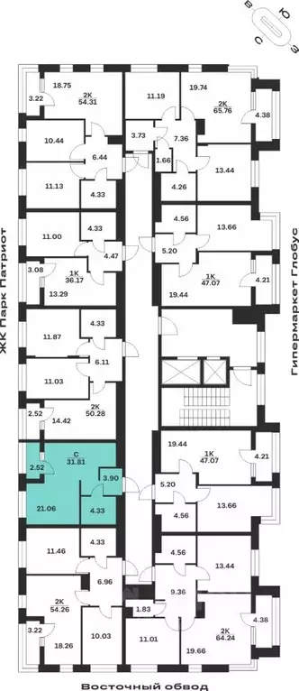 Студия Тульская область, Тула городской округ, с. Осиновая Гора ул. ... - Фото 2