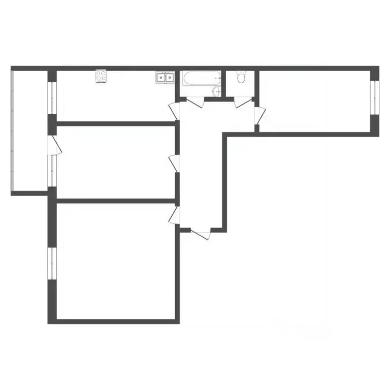 3-к кв. Тюменская область, Тюмень ул. Линейная, 11 (93.0 м) - Фото 2