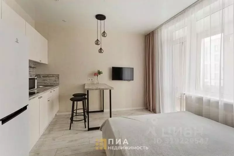 Студия Санкт-Петербург ул. Парфеновская, 7к1 (27.6 м) - Фото 0