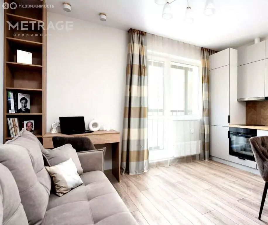 Квартира-студия: посёлок Октябрьский, Локтинская улица, 10 (36.4 м) - Фото 1