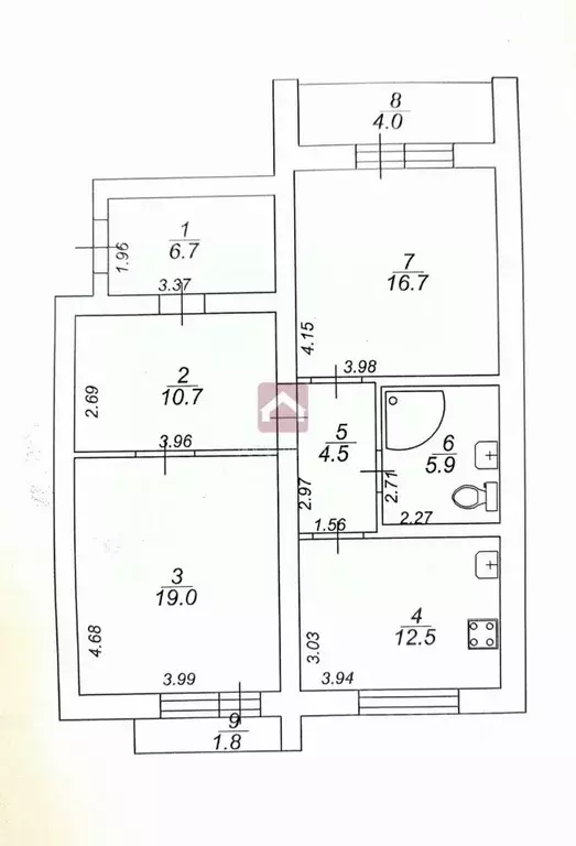 2-к кв. Саратовская область, Саратов ул. 2-я Садовая, 115/121 (81.8 м) - Фото 0