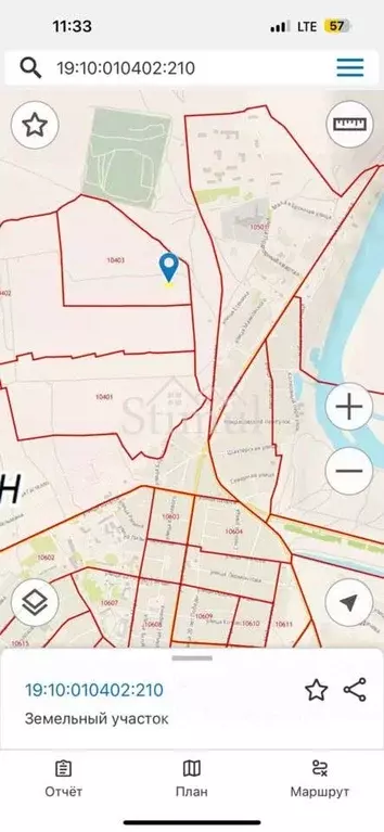 Участок в Хакасия, Усть-Абакан рп ул. Трактовая, 37 (6.0 сот.) - Фото 2