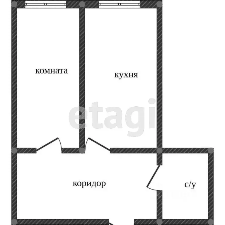 1-к кв. Воронежская область, Воронеж Ростовская ул., 58/19 (43.0 м) - Фото 1