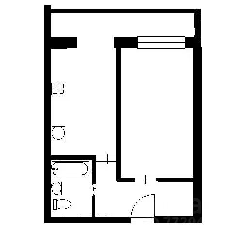 1-к кв. Санкт-Петербург ул. Маршала Казакова, 70к1 (36.0 м) - Фото 2