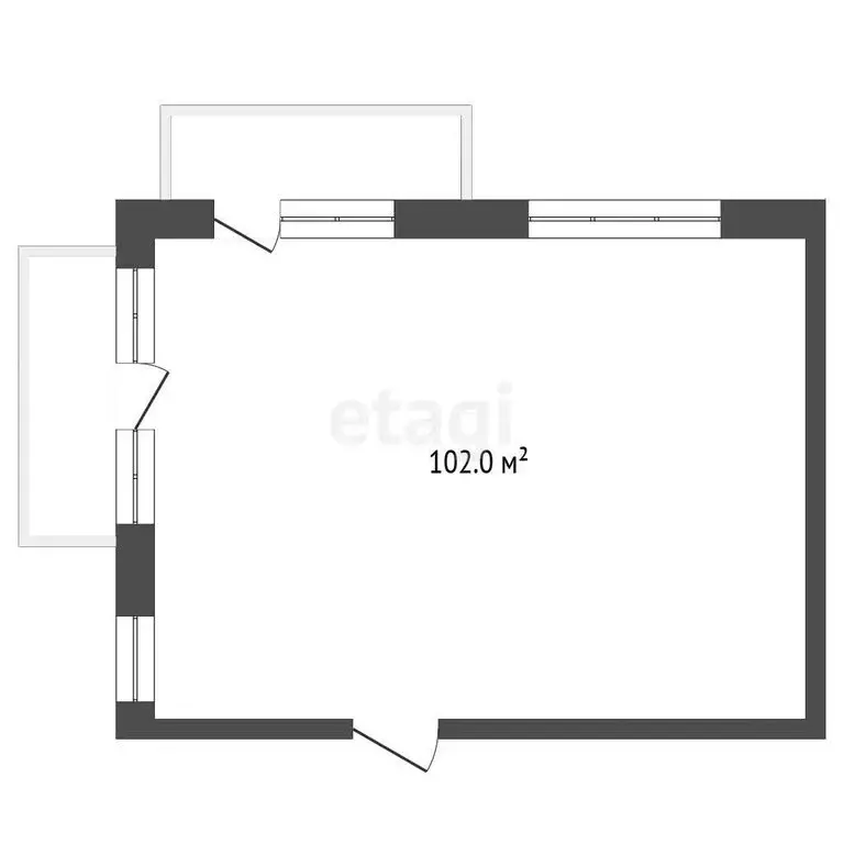Квартира-студия: Алупка, Севастопольское шоссе, 52 (102.2 м) - Фото 1
