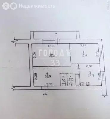 2-комнатная квартира: Суздаль, улица Гоголя, 27 (48.3 м) - Фото 0