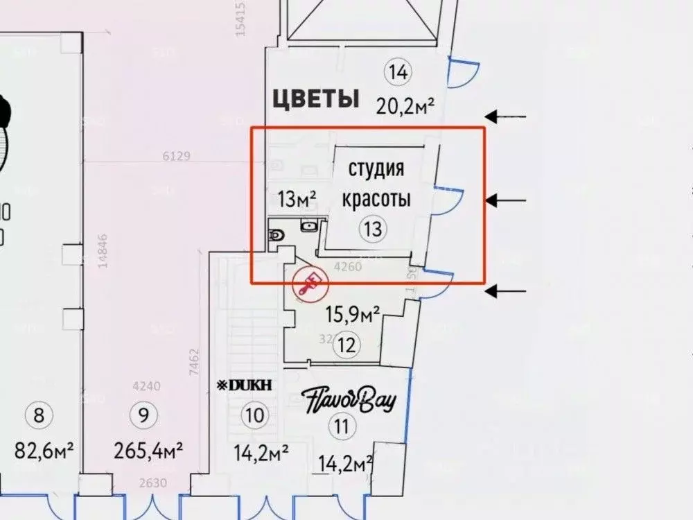 Помещение свободного назначения в Москва Новослободская ул., 19С1 (13 ... - Фото 1