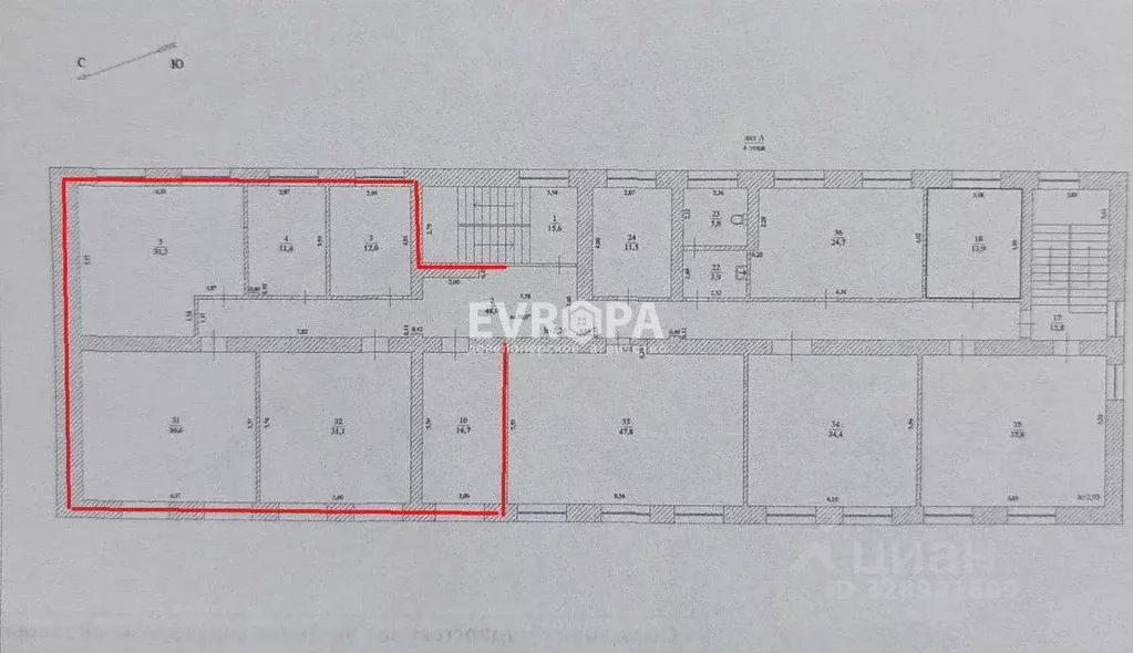 Офис в Ульяновская область, Ульяновск просп. Гая, 59А (12 м) - Фото 2