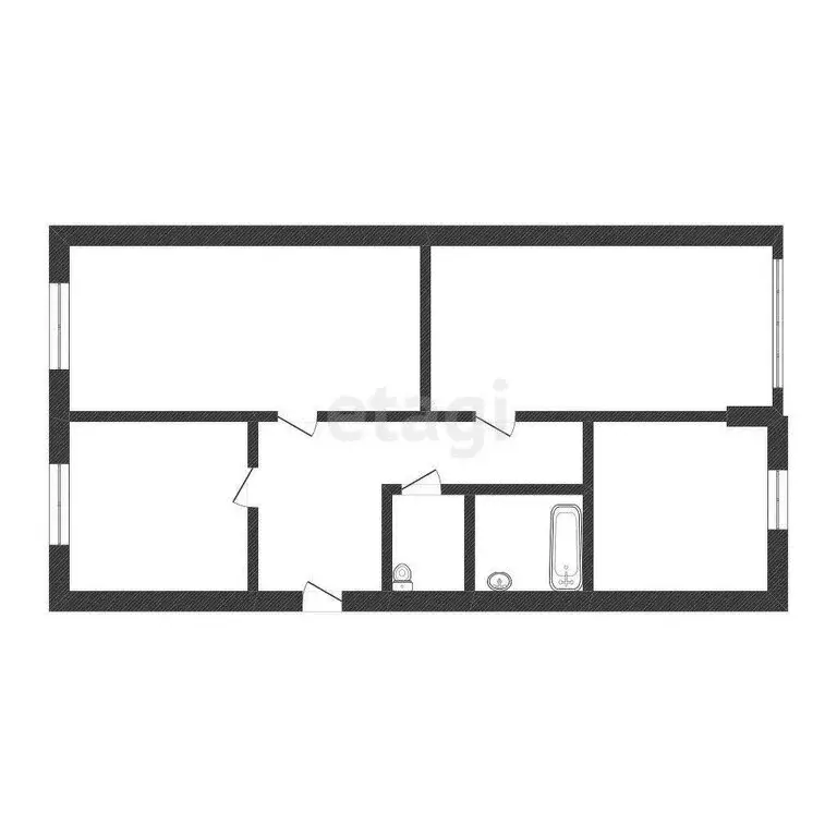 3-комнатная квартира: Фанерник, улица Геофизиков, 26 (54.3 м) - Фото 0