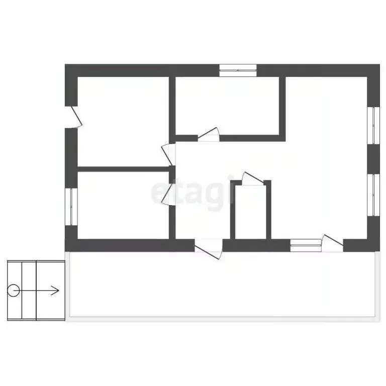 Дом в Архангельская область, Приморский муниципальный округ, д. ... - Фото 2