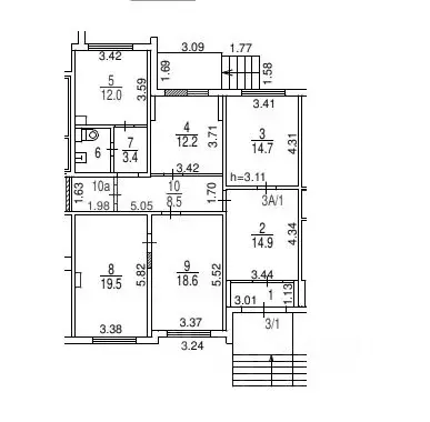 Помещение свободного назначения в Москва Воронежская ул., 3 (115 м) - Фото 2