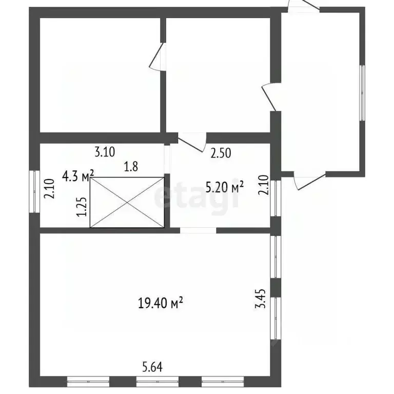 Дом в Костромская область, Шарья Загородная ул., 18 (29 м) - Фото 0