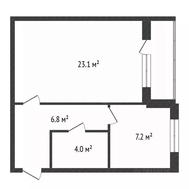 1-к кв. Калужская область, Обнинск Белкинская ул., 46 (41.1 м) - Фото 2