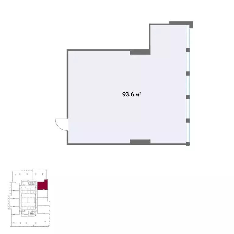Офис (93.6 м) - Фото 2