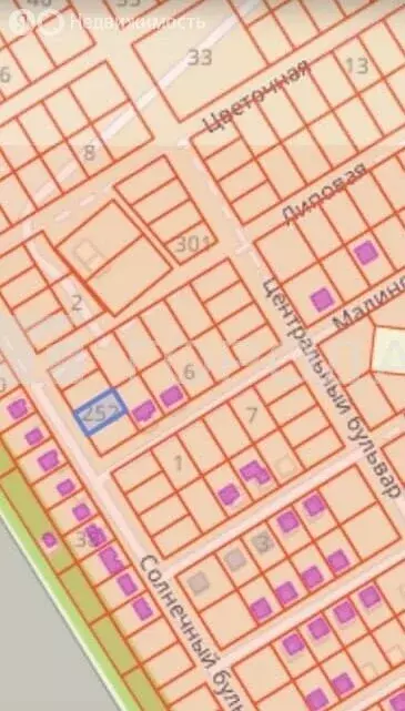 Участок в посёлок Новые Зори, Рябиновая улица, 2 (5.1 м) - Фото 1