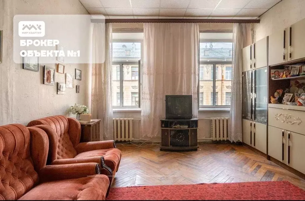2-к кв. Санкт-Петербург ул. Некрасова, 41 (55.5 м) - Фото 1
