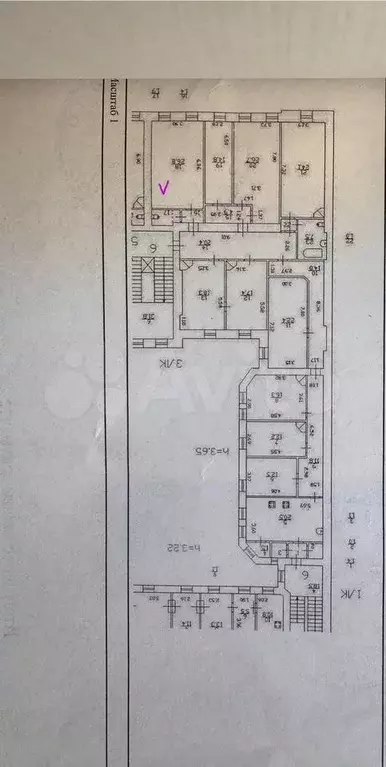 Комната 26,8 м в 9-к., 4/6 эт. - Фото 1