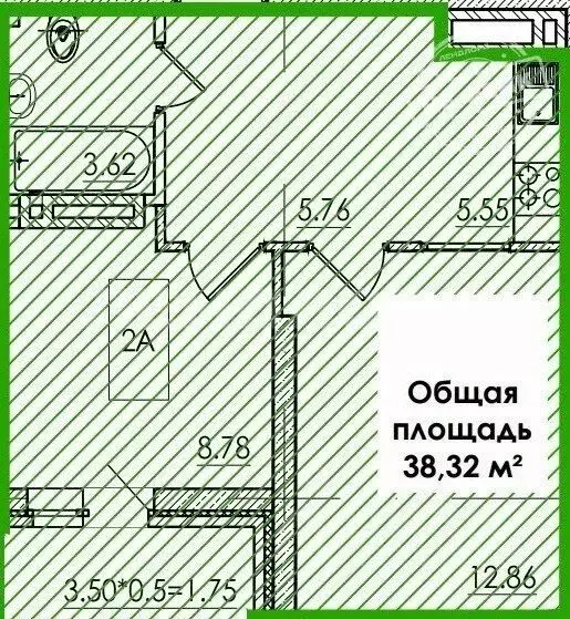 1-к кв. Ростовская область, Ростов-на-Дону просп. Михаила Нагибина, 40 ... - Фото 1